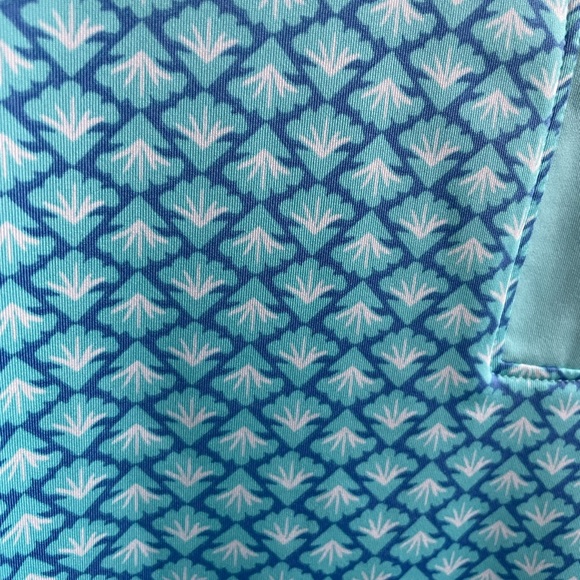 Sigrid Olsen polo golf seashell pattern top - Picture 3 of 6